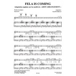 Partition FELA IS COMING Fela Kuti