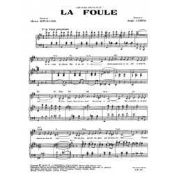 Partition LA FOULE Edith Piaf PDF