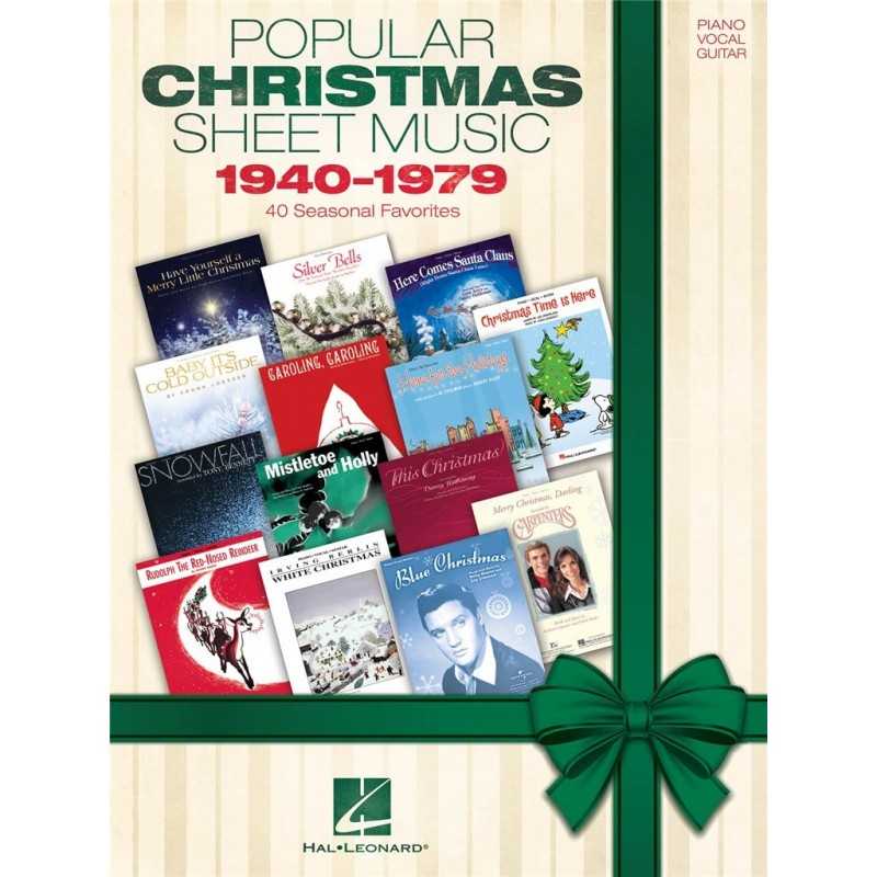 POPULAR CHRISTMAS SHEET MUSIC 1940-1979