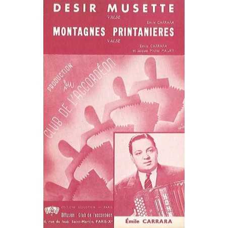 DESIR MUSETTE / MONTAGNES PRINTANIERES