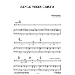 Partition SANGO YESUS CRISTO Manu DIBANGO