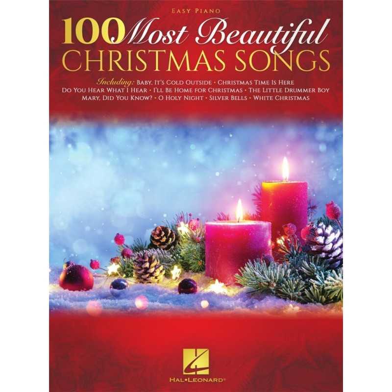100 MOST BEAUTIFUL CHRISTMAS SONGS (EASY PIANO)