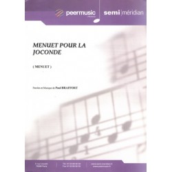 Partition MENUET POUR LA JOCONDE BARBARA