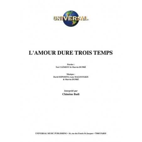 L'AMOUR DURE TROIS TEMPS