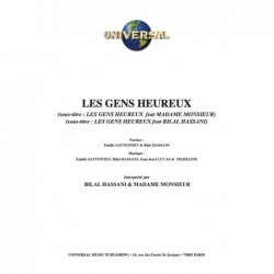 Partition LES GENS HEUREUX MADAME MONSIEUR