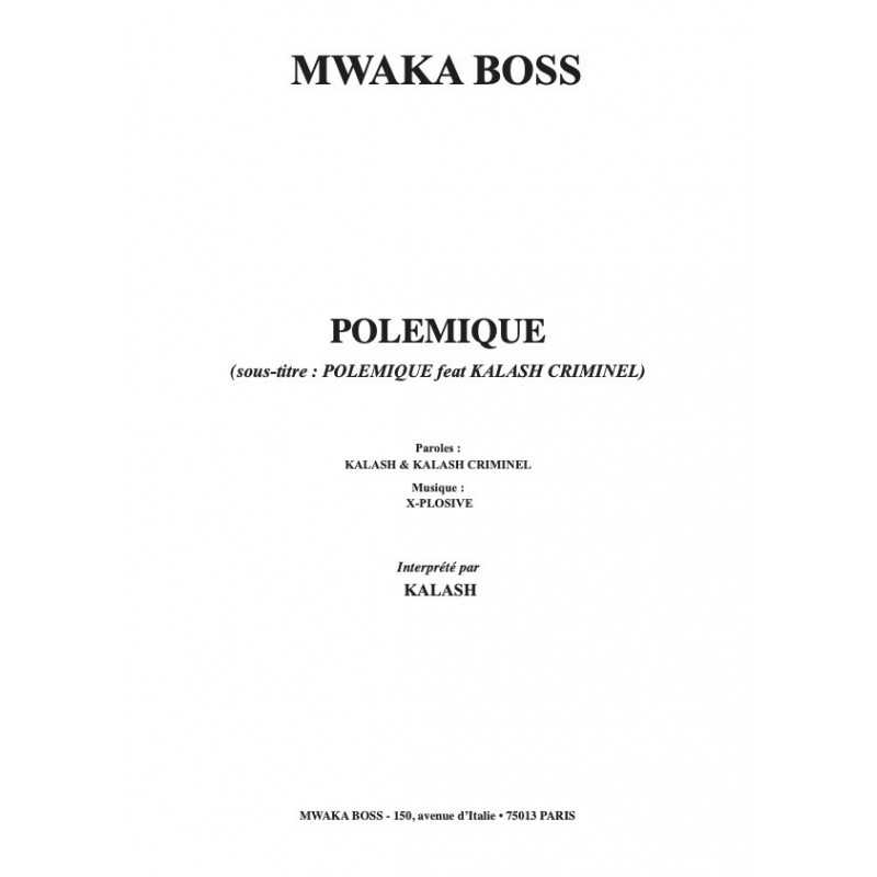 Partition POLEMIQUE KALASH