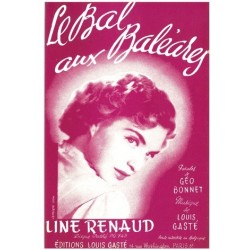 Partition LE BAL AUX BALÉARES (MÉLODIE) Line RENAUD