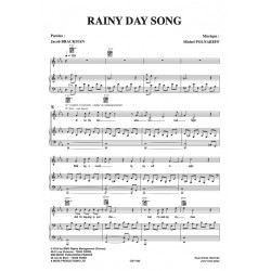 Sheet music RAINY DAY SONG Michel Polnareff