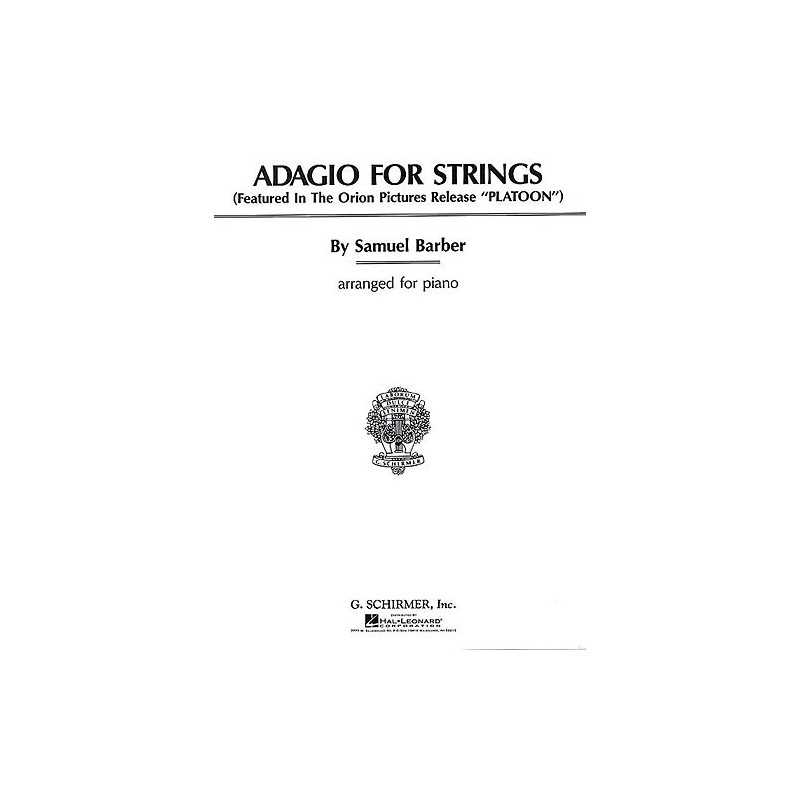 ADAGIO FOR STRINGS (PIANO)