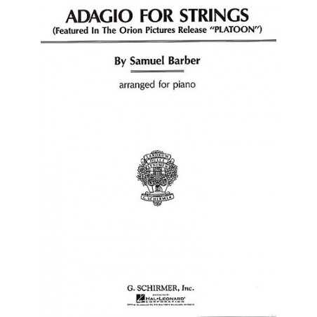 ADAGIO FOR STRINGS (PIANO)