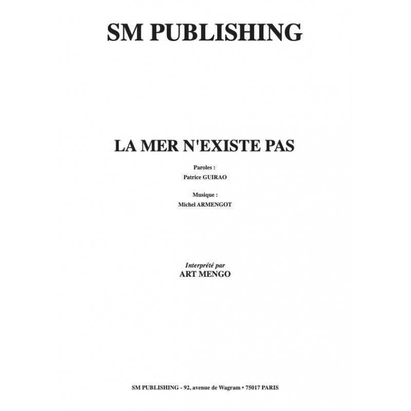 LA MER N'EXISTE PAS