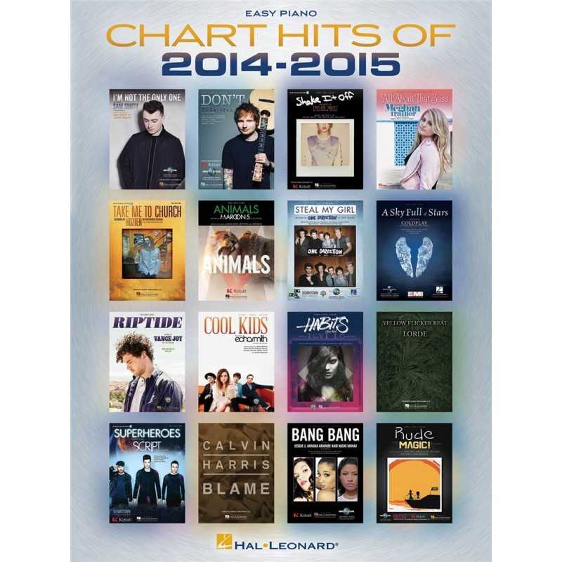 CHART HITS OF 2014-2015 EASY PIANO SONGBOOK