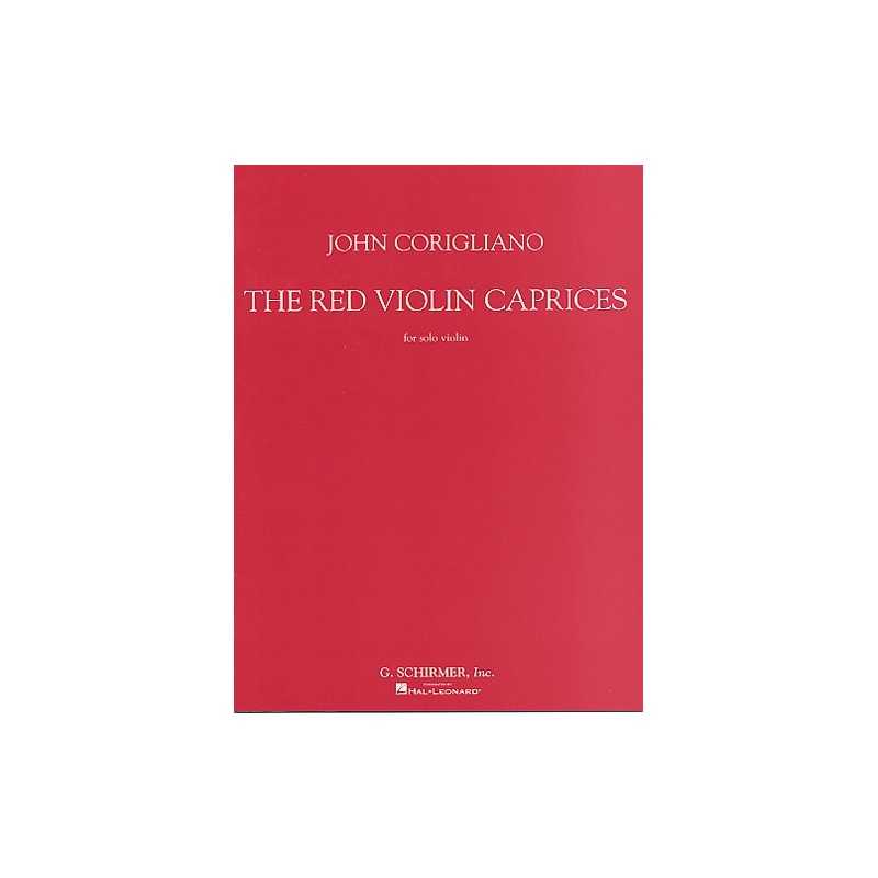 Sheet music THE RED VIOLIN CAPRICES John Corigliano