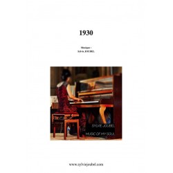 Sheet music 1930 Sylvie Joubel