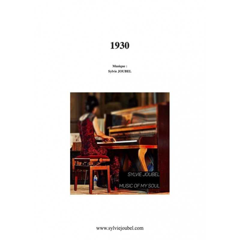 Sheet music 1930 Sylvie Joubel