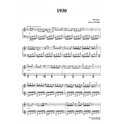 Sheet music 1930 Sylvie Joubel