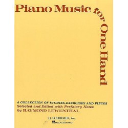 PIANO MUSIC FOR ONE HAND