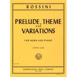 PRELUDE, THEME AND VARIATIONS