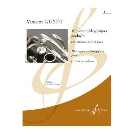 10 PIÈCES PÉDAGOGIQUES GRADUÉES VOLUME 1