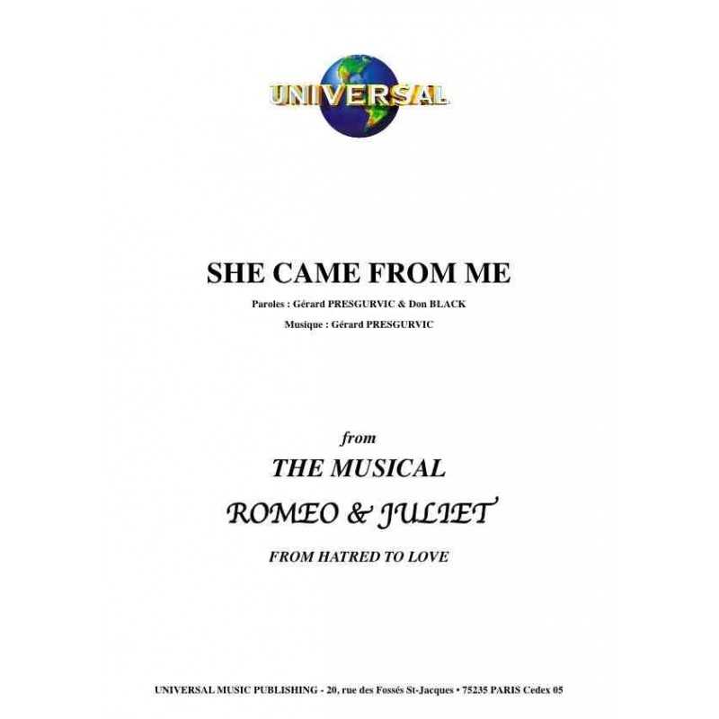 SHE CAME FROM ME