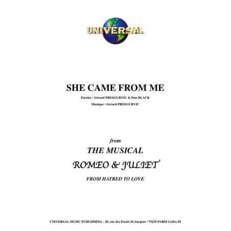 SHE CAME FROM ME