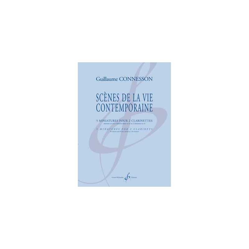 Partition SCÈNES DE LA VIE CONTEMPORAINE Guillaume CONNESSON