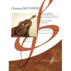 Partition SONNET XVIII Christian MUTHSPIEL