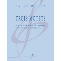 Partition TROIS MOTETS Karol BEFFA