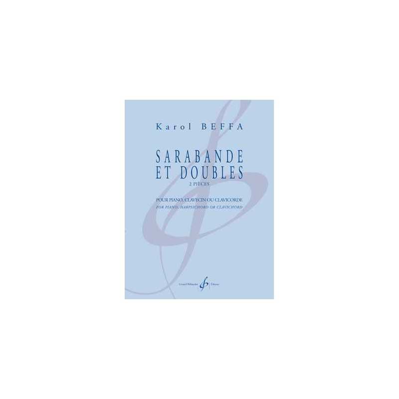 Partition SARABANDE ET DOUBLES Karol BEFFA