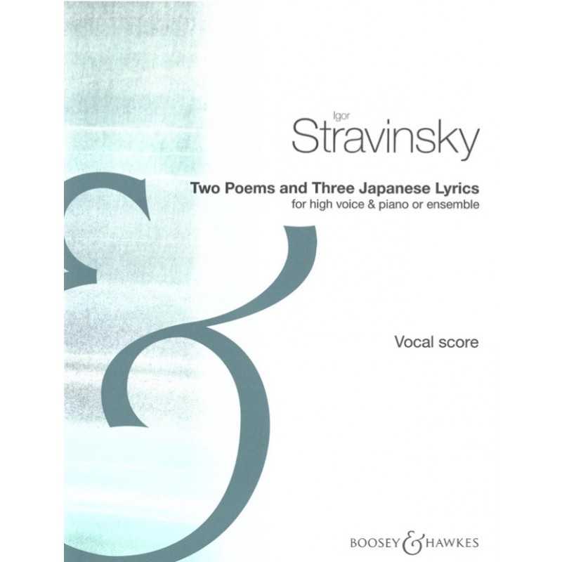 TWO POEMS AND THREE JAPANESE LYRICS