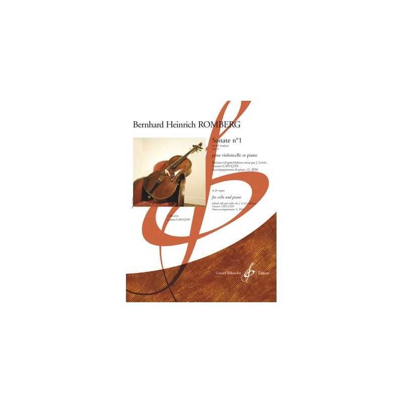 Partition SONATE N°1 EN SIB MAJEUR OPUS 43 Bernhard-Heinrich ROMBERG