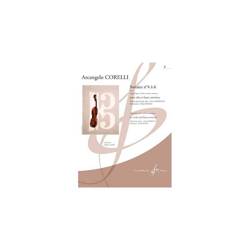 Partition SONATES N°4 À 6 OPUS 5 Arcangelo CORELLI