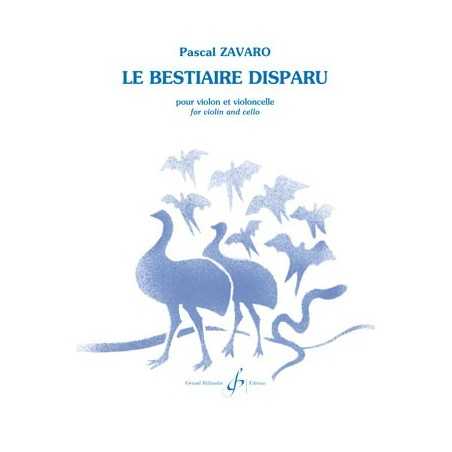 LE BESTIAIRE DISPARU