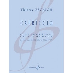 Partition CAPRICCIO Thierry ESCAICH