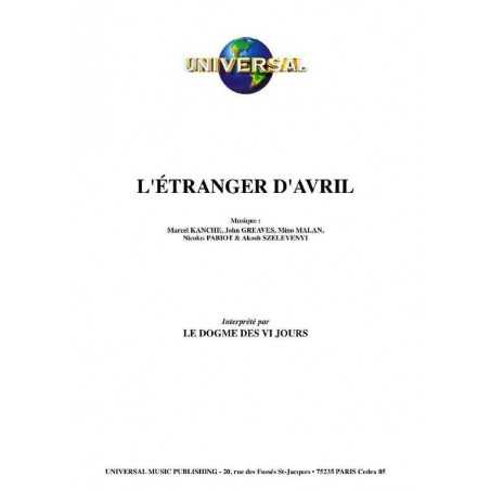 L'ÉTRANGER D'AVRIL