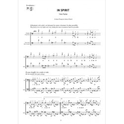 Partition IN SPIRIT CONTREBASSE SOLO Claude Tchamitchian