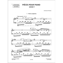 PIÈCES POUR PIANO - LIVRE I Emmanuel d'Orlando