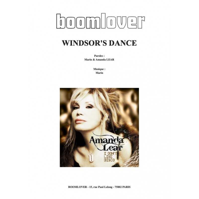 Partition WINDSOR'S DANCE Amanda LEAR
