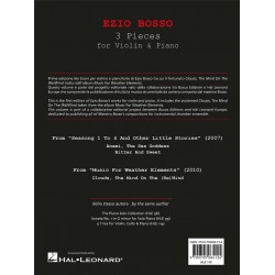 Sheet music 3 PIECES FOR VIOLIN & PIANO Ezio Bosso