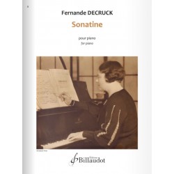 Sheet music SONATINE Fernande Decruck