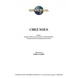 Sheet music CHEZ NOUS PARIS COMBO
