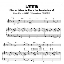 Partition LAETITIA Alain Delon