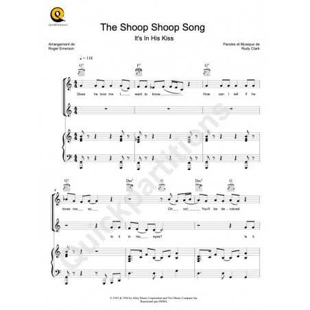 THE SHOOP SHOOP SONG (IT'S IN HIS KISS)
