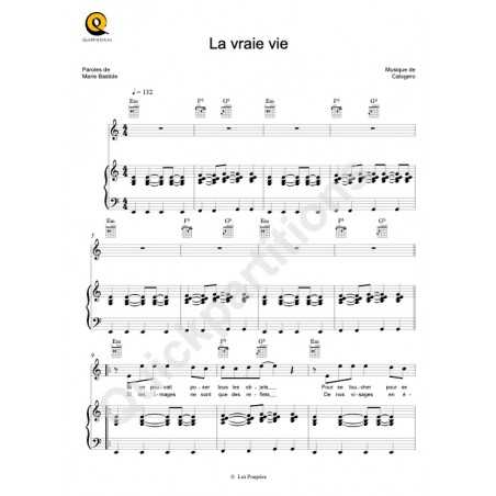 LA VRAIE VIE