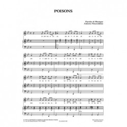 Partition POISONS JULIETTE