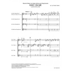 Sheet music EASY ON ME (SAXOPHONES)