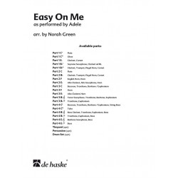 Sheet music EASY ON ME (VENTS ET PERCUSSIONS)