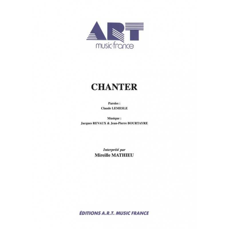 Sheet music CHANTER Mireille Mathieu