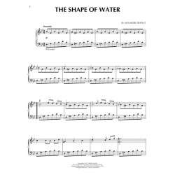 Songbook THE SHAPE OF WATER (LA FORME DE L'EAU) Alexandre Desplat