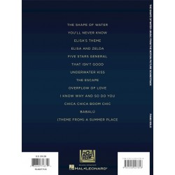 Songbook THE SHAPE OF WATER (LA FORME DE L'EAU) Alexandre Desplat